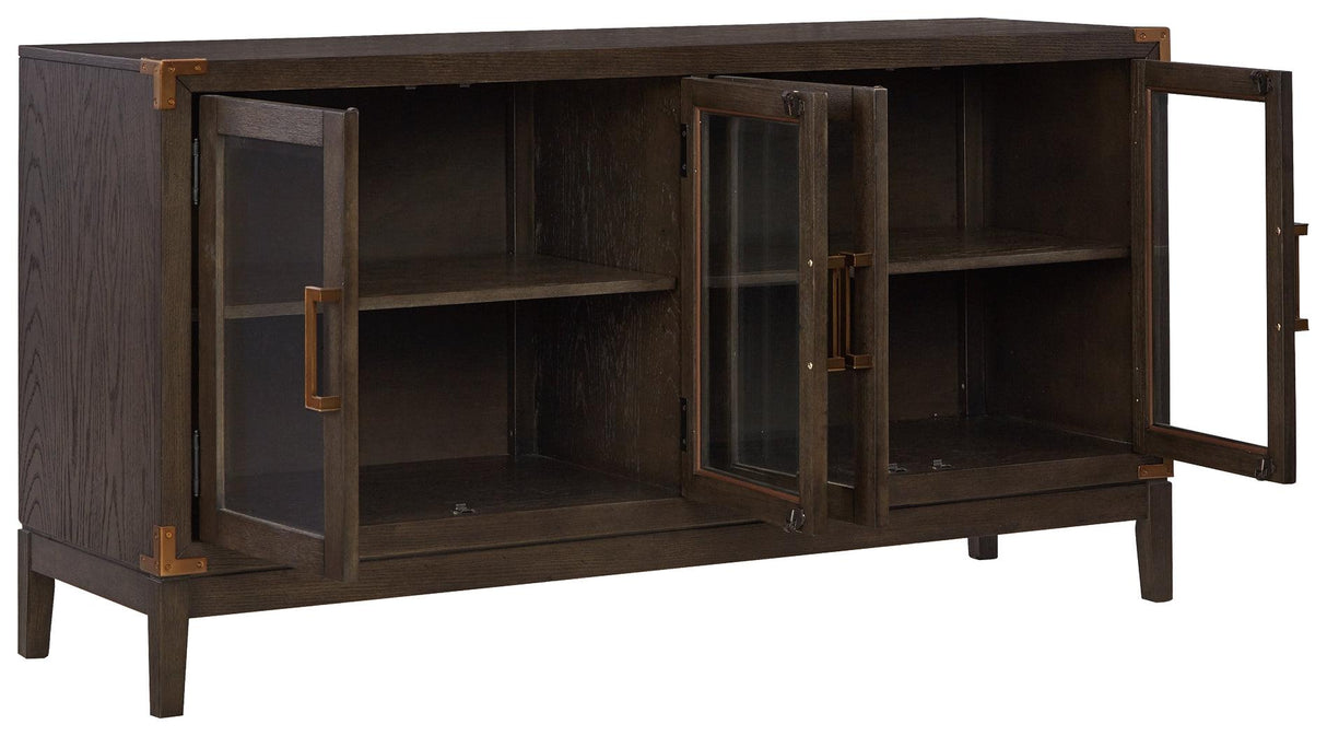 Burkhaus Dark Brown Dining Server - Ella Furniture