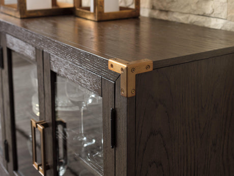 Burkhaus Dark Brown Dining Server - Ella Furniture