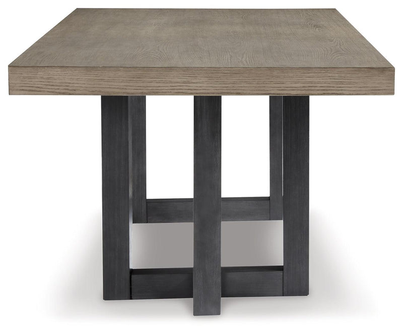 Foyland Black/brown Dining Table - Ella Furniture