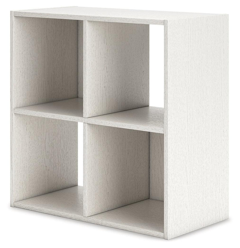 Aprilyn White Four Cube Organizer - Ella Furniture