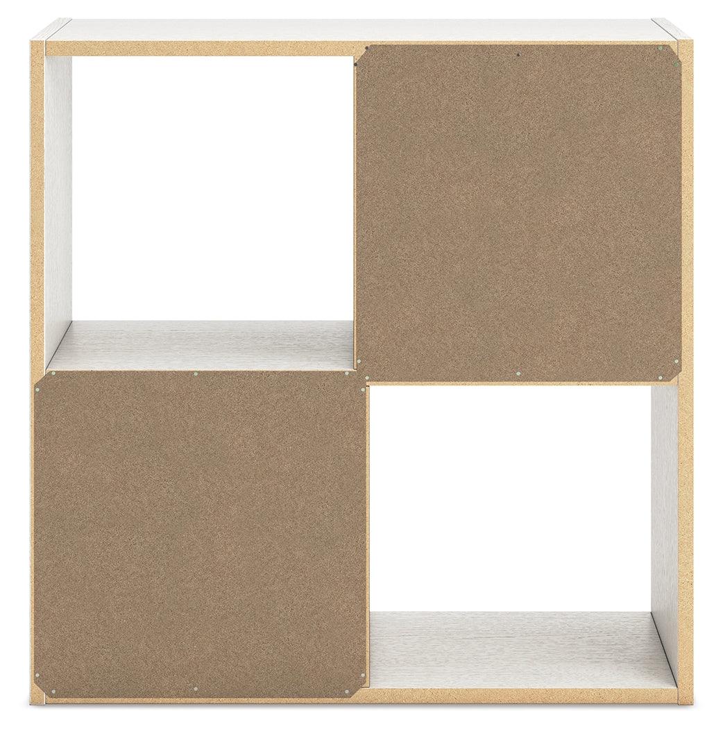 Aprilyn White Four Cube Organizer - Ella Furniture