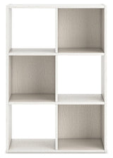 Aprilyn White Six Cube Organizer - Ella Furniture