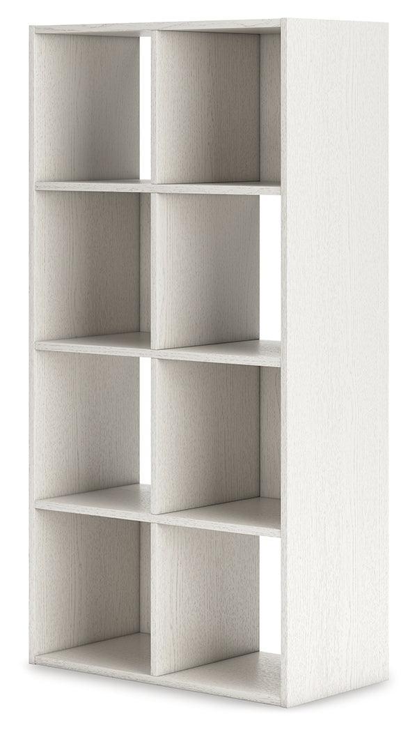 Aprilyn White Eight Cube Organizer - Ella Furniture