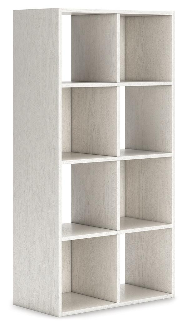 Aprilyn White Eight Cube Organizer - Ella Furniture