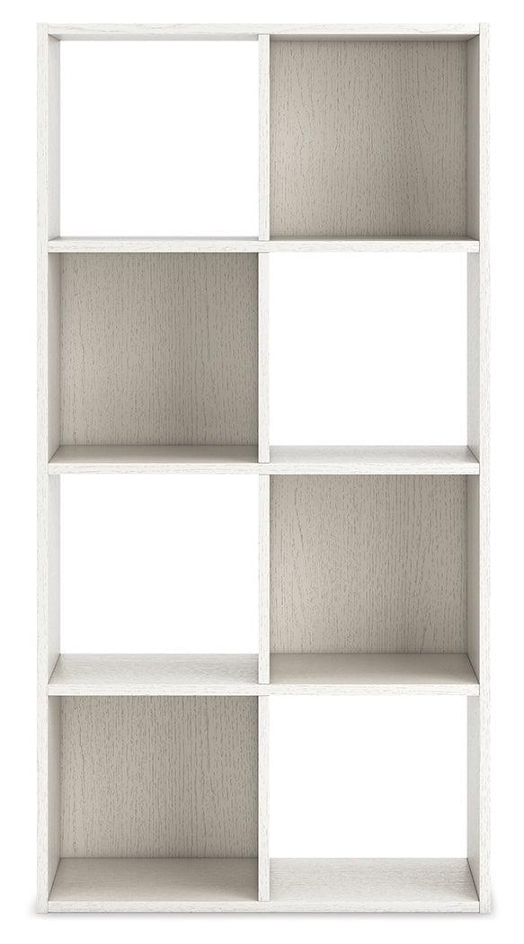 Aprilyn White Eight Cube Organizer - Ella Furniture