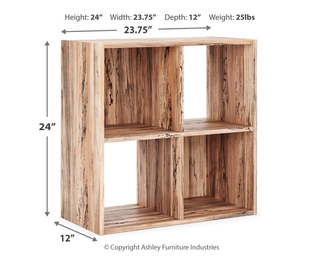 Piperton Natural Four Cube Organizer - Ella Furniture