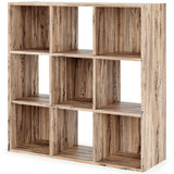 Piperton Natural Nine Cube Organizer - Ella Furniture