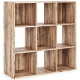 Piperton Natural Nine Cube Organizer - Ella Furniture