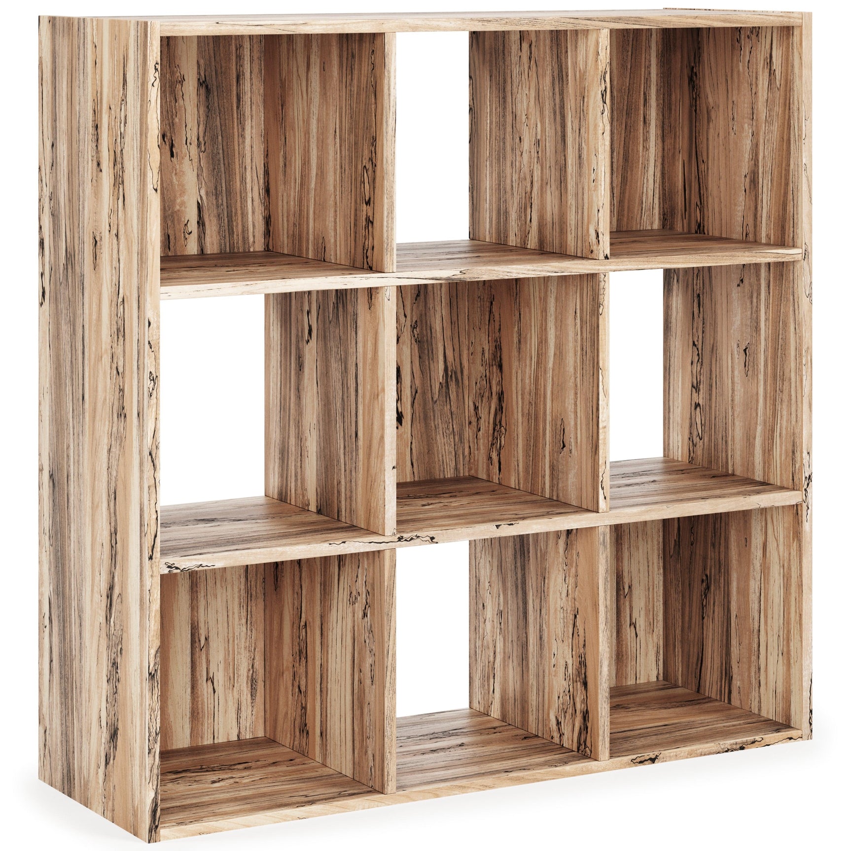 Piperton Natural Nine Cube Organizer - Ella Furniture