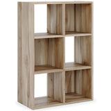 Vaibryn Brown Six Cube Organizer - Ella Furniture