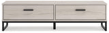 Socalle Light Natural Storage Bench - Ella Furniture