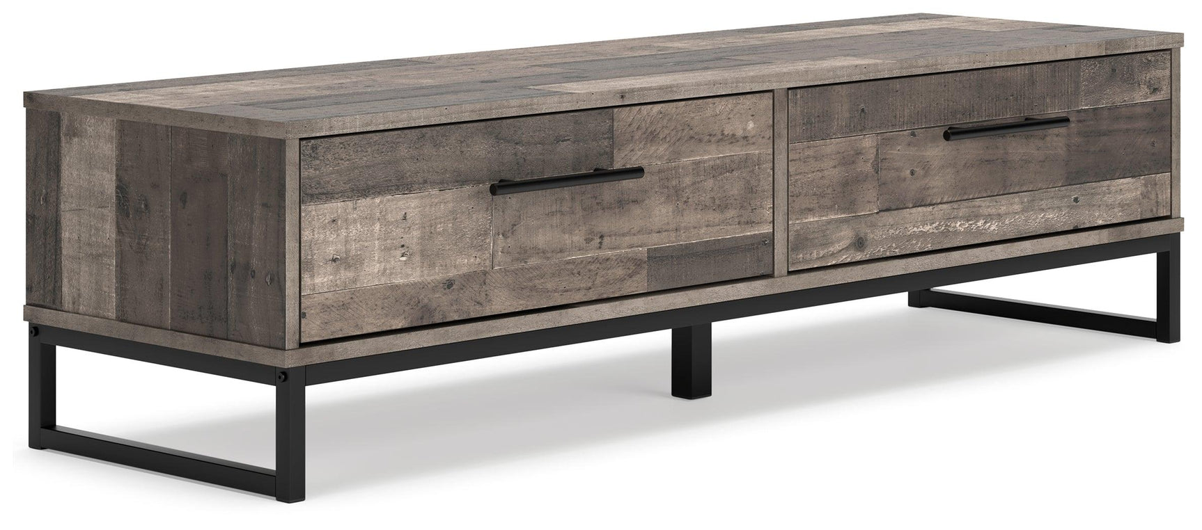 Neilsville Multi Gray Storage Bench - Ella Furniture