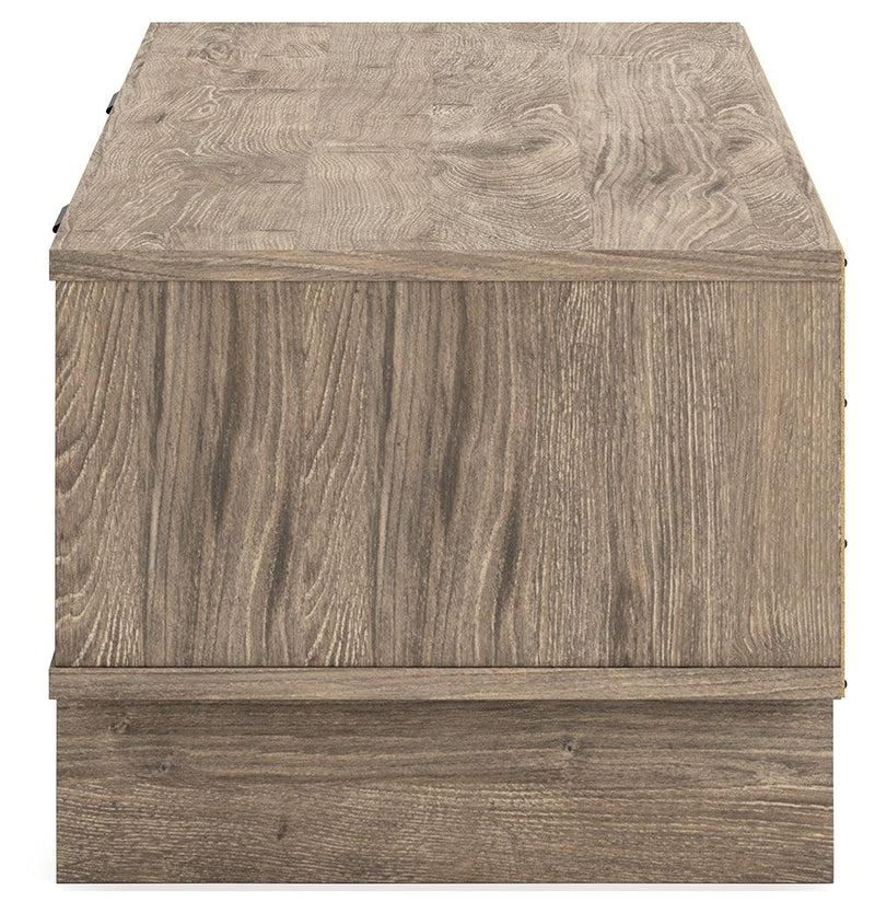 Oliah Natural Storage Bench - Ella Furniture