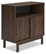 Calverson Mocha Accent Cabinet - Ella Furniture