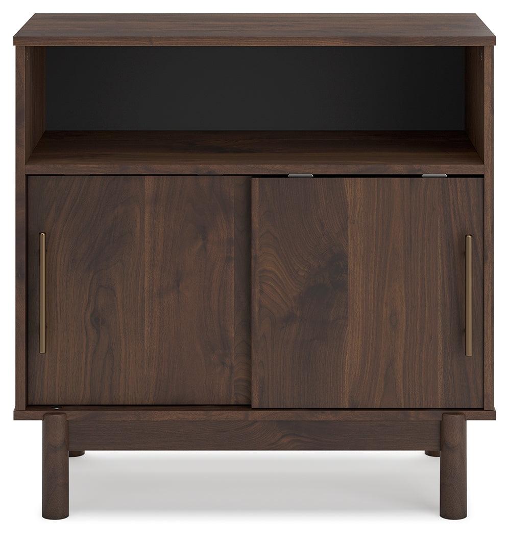 Calverson Mocha Accent Cabinet - Ella Furniture