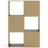 Langdrew Black Six Cube Organizer - Ella Furniture