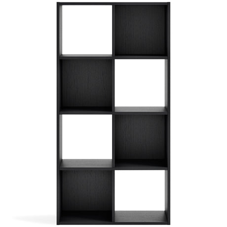 Langdrew Black Eight Cube Organizer - Ella Furniture