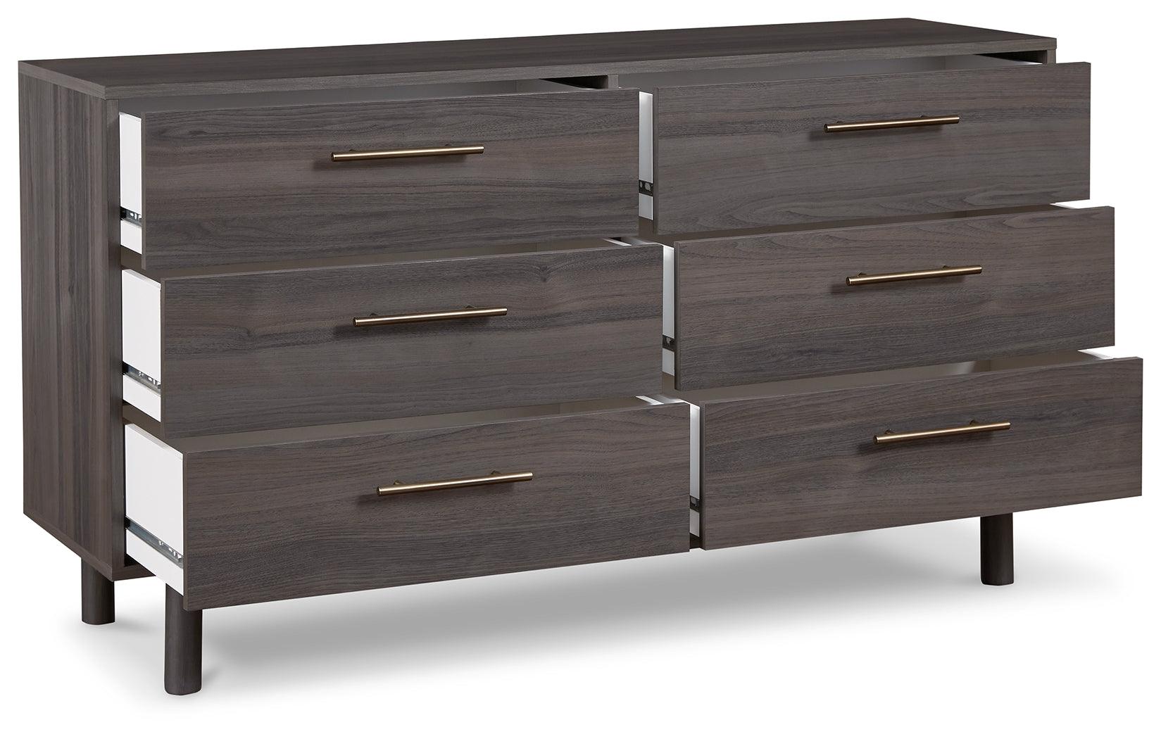 Brymont Dark Gray Dresser - Ella Furniture