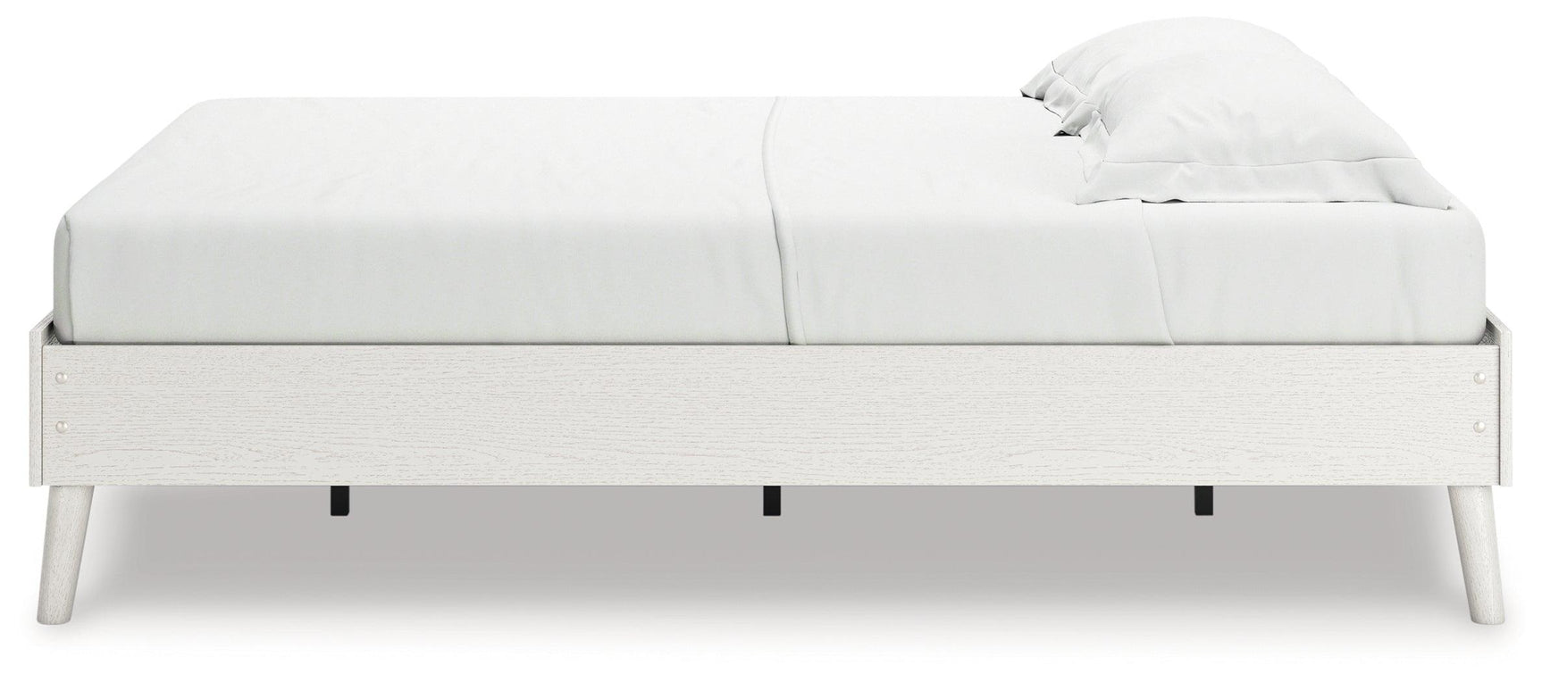 Aprilyn White Full Platform Bed - Ella Furniture