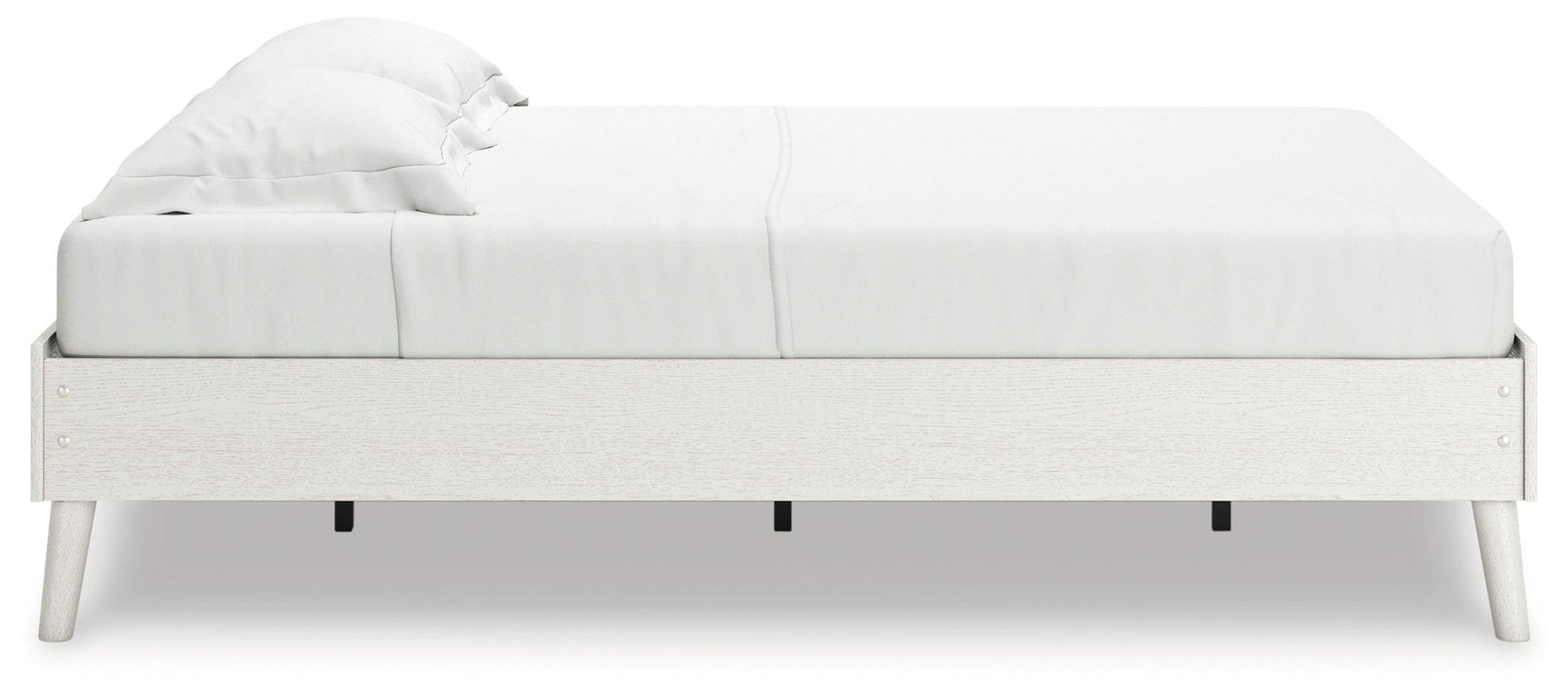 Aprilyn White Full Platform Bed - Ella Furniture