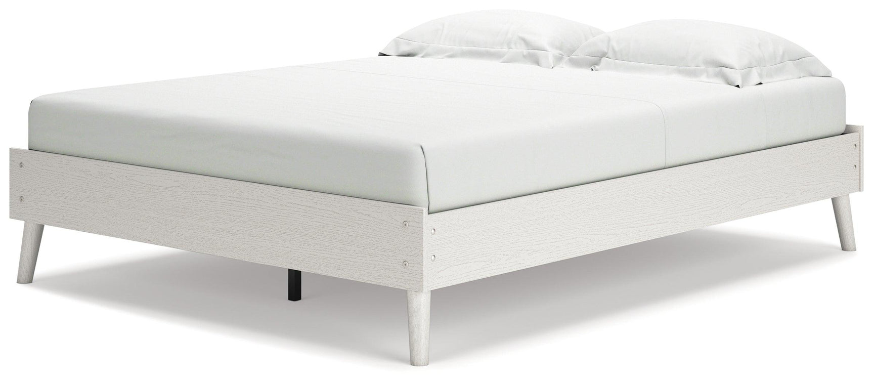 Aprilyn White Queen Platform Bed - Ella Furniture