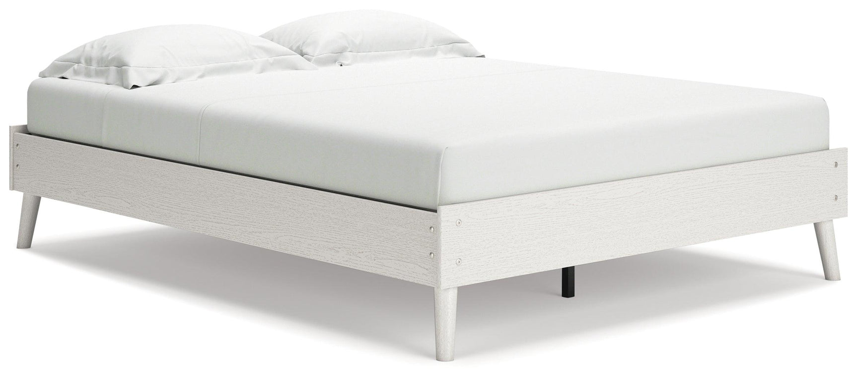 Aprilyn White Queen Platform Bed - Ella Furniture