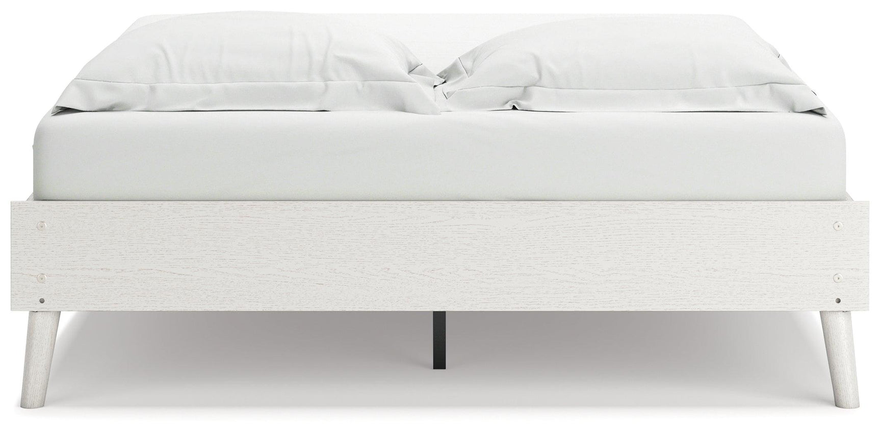 Aprilyn White Queen Platform Bed - Ella Furniture