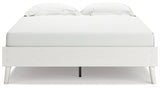 Aprilyn White Queen Platform Bed - Ella Furniture