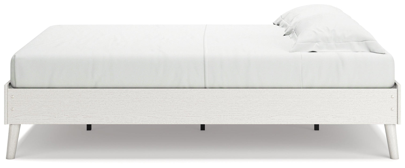 Aprilyn White Queen Platform Bed - Ella Furniture