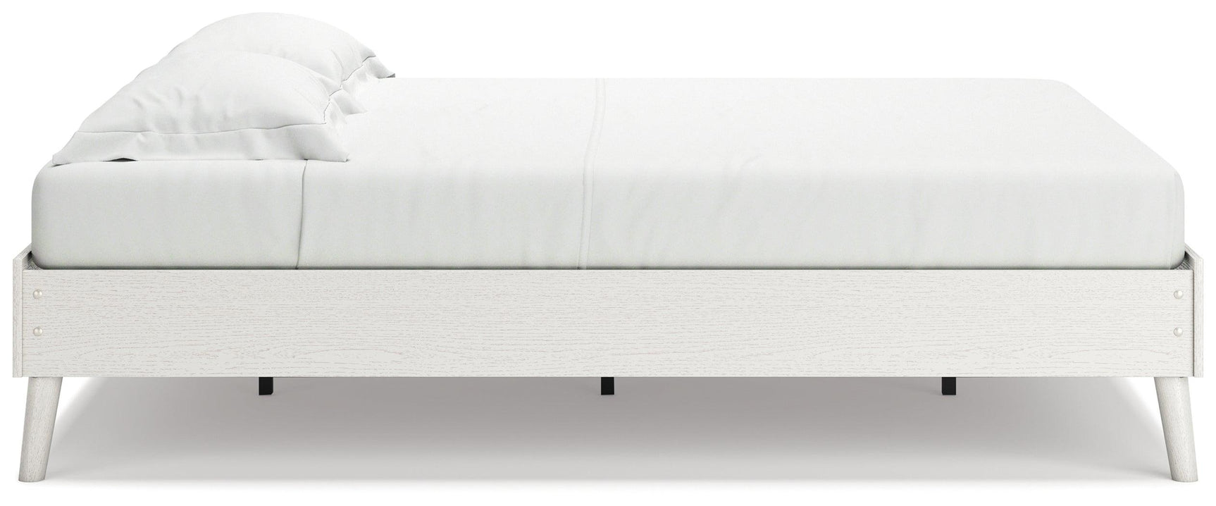 Aprilyn White Queen Platform Bed - Ella Furniture