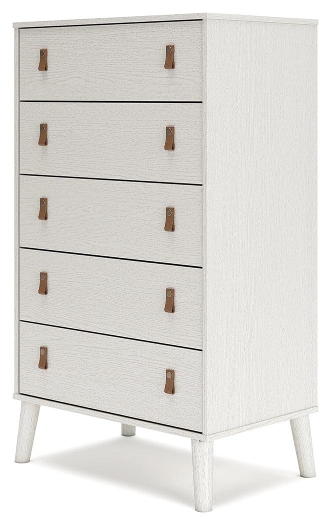 Aprilyn White Chest Of Drawers - Ella Furniture