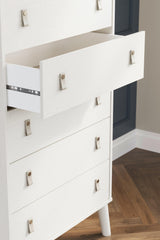 Aprilyn White Chest Of Drawers - Ella Furniture