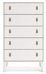 Aprilyn White Chest Of Drawers - Ella Furniture