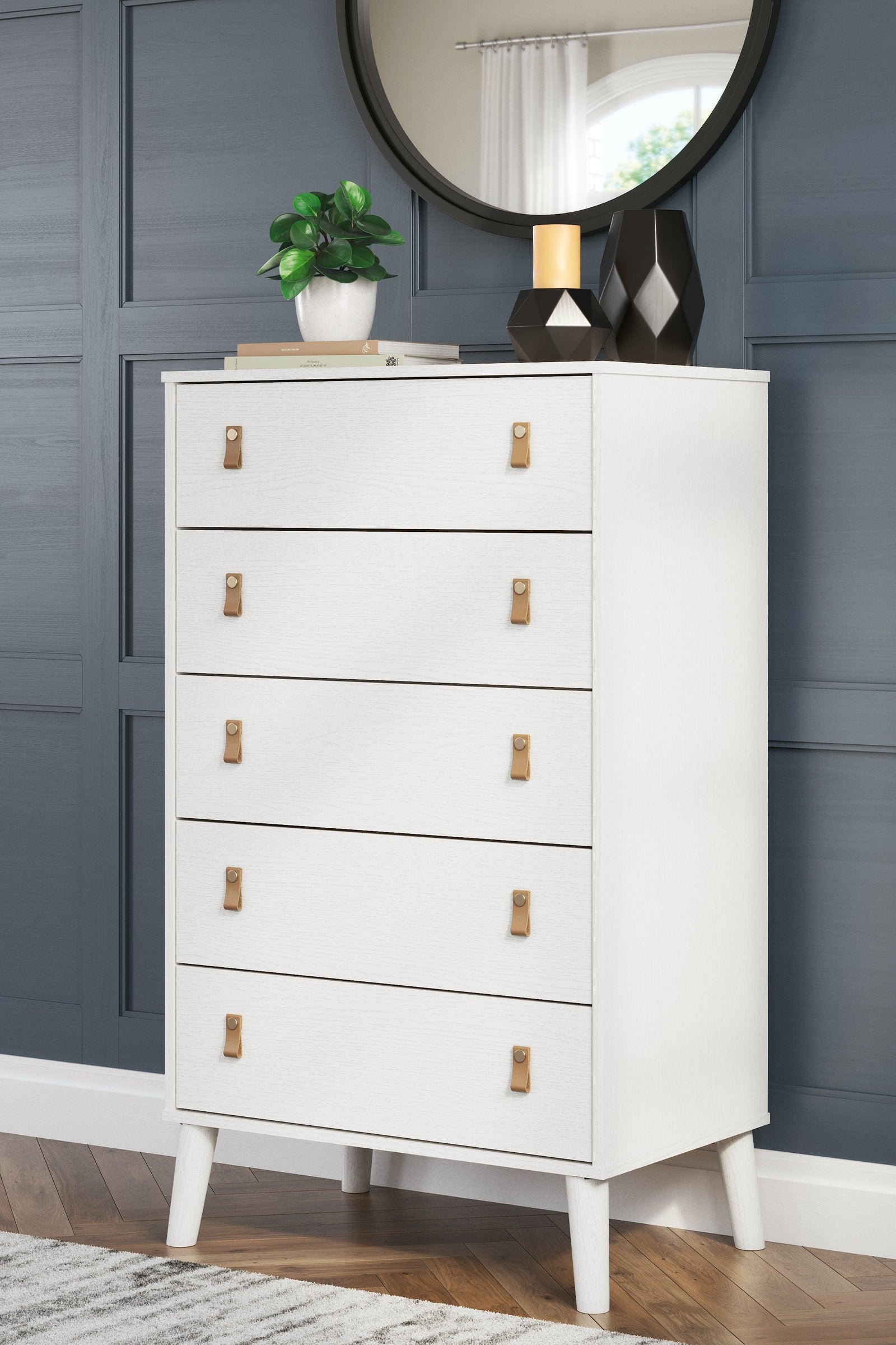 Aprilyn White Chest Of Drawers - Ella Furniture