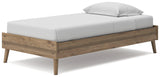 Aprilyn Honey Twin Platform Bed - Ella Furniture