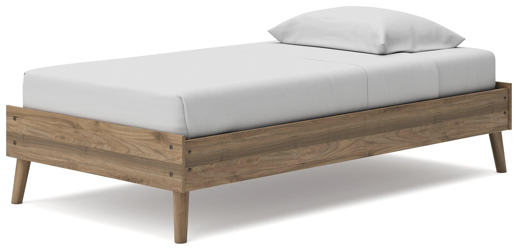 Aprilyn Honey Twin Platform Bed - Ella Furniture