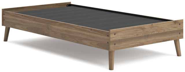 Aprilyn Honey Twin Platform Bed - Ella Furniture