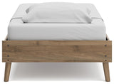 Aprilyn Honey Twin Platform Bed - Ella Furniture