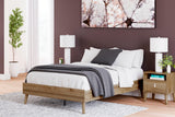 Aprilyn Honey Full Platform Bed - Ella Furniture