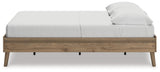 Aprilyn Honey Full Platform Bed - Ella Furniture