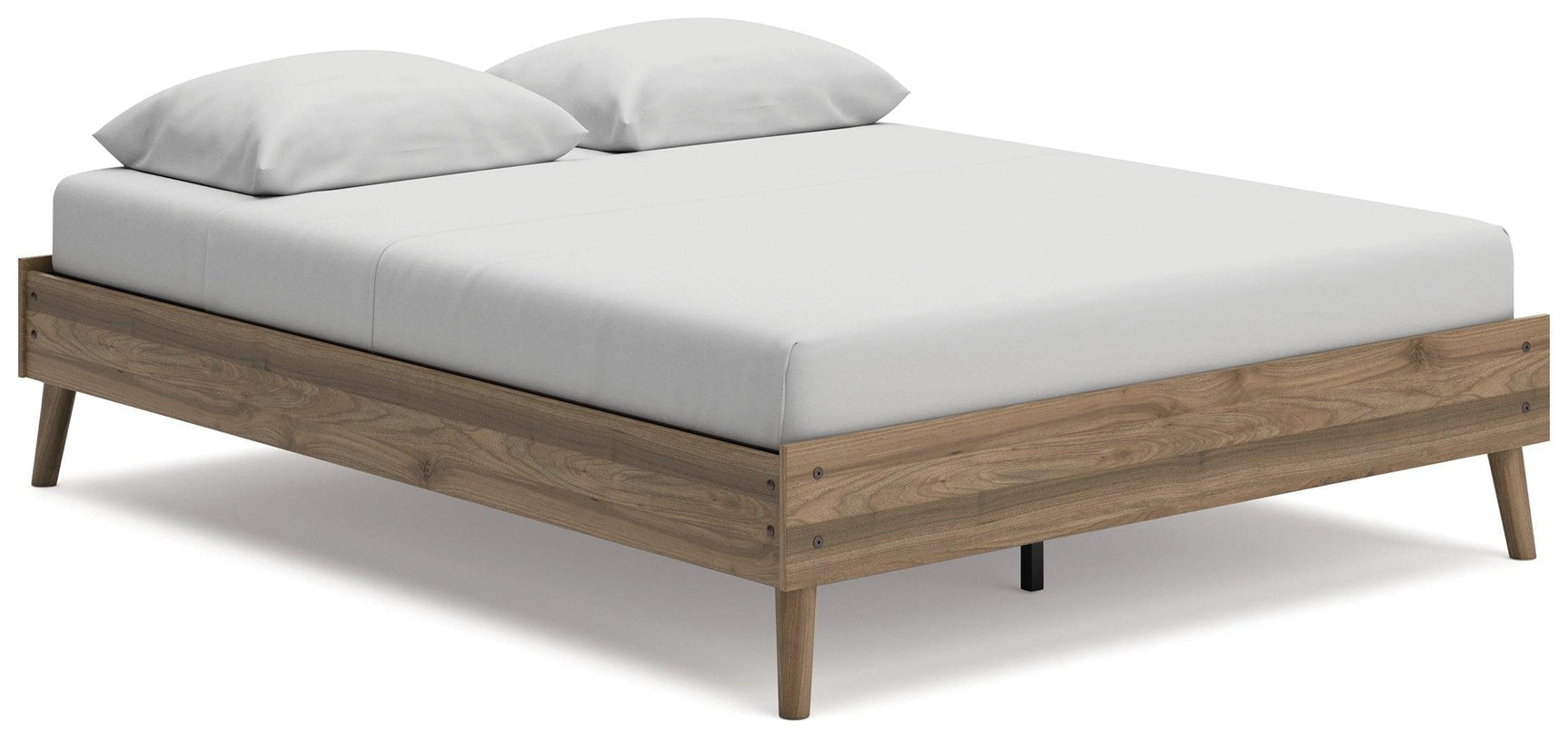 Aprilyn Honey Queen Platform Bed - Ella Furniture