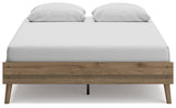 Aprilyn Honey Queen Platform Bed - Ella Furniture