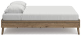 Aprilyn Honey Queen Platform Bed - Ella Furniture