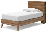 Aprilyn Honey Twin Bookcase Bed - Ella Furniture