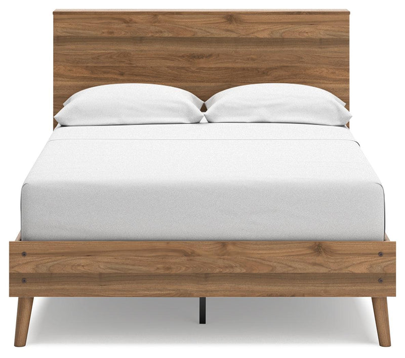 Aprilyn Honey Full Bookcase Bed - Ella Furniture