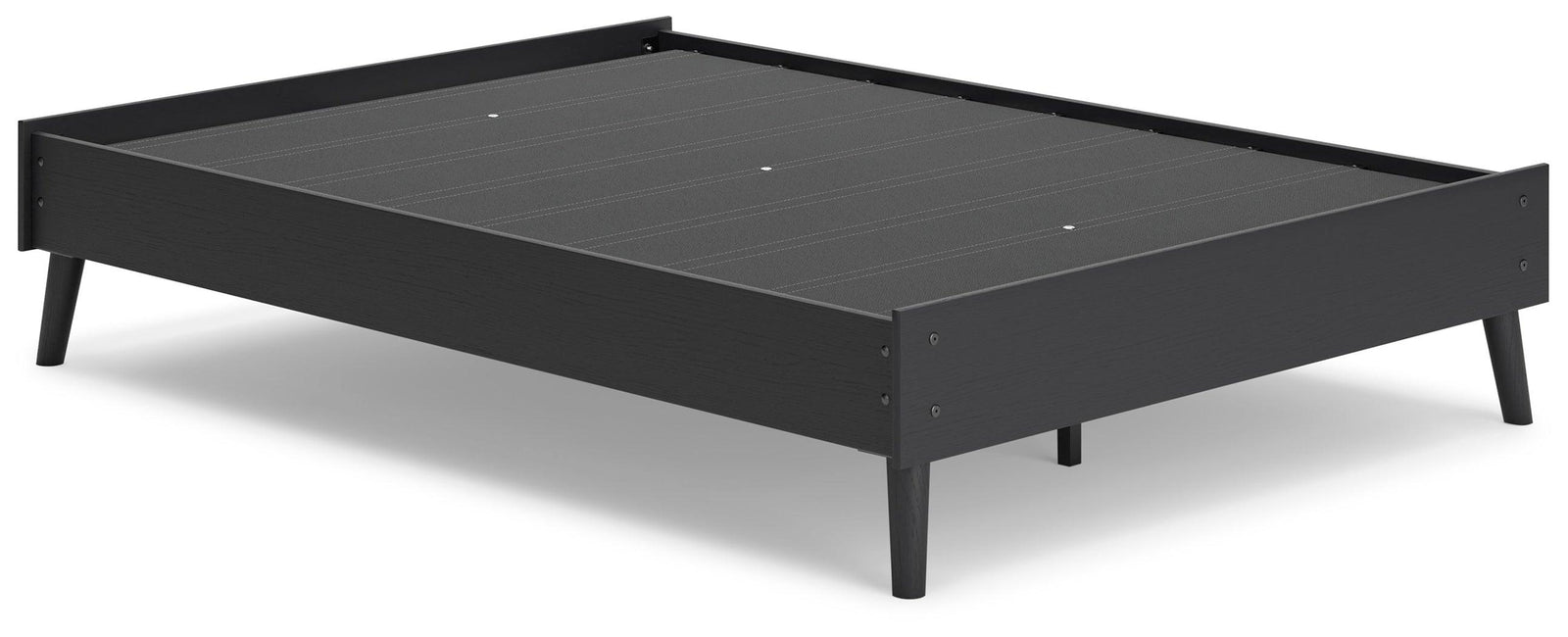Charlang Black Full Platform Bed