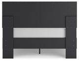 Charlang Two-tone Full Panel Platform Bed - Ella Furniture