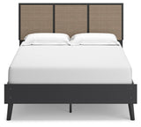 Charlang Two-tone Full Panel Platform Bed - Ella Furniture