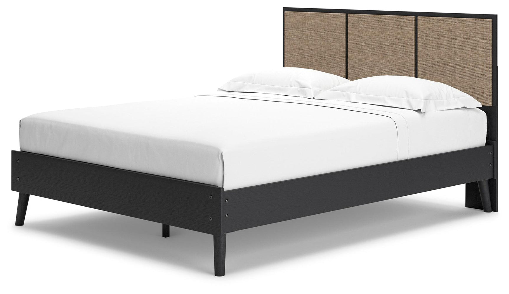 Charlang Two-tone Queen Panel Platform Bed - Ella Furniture