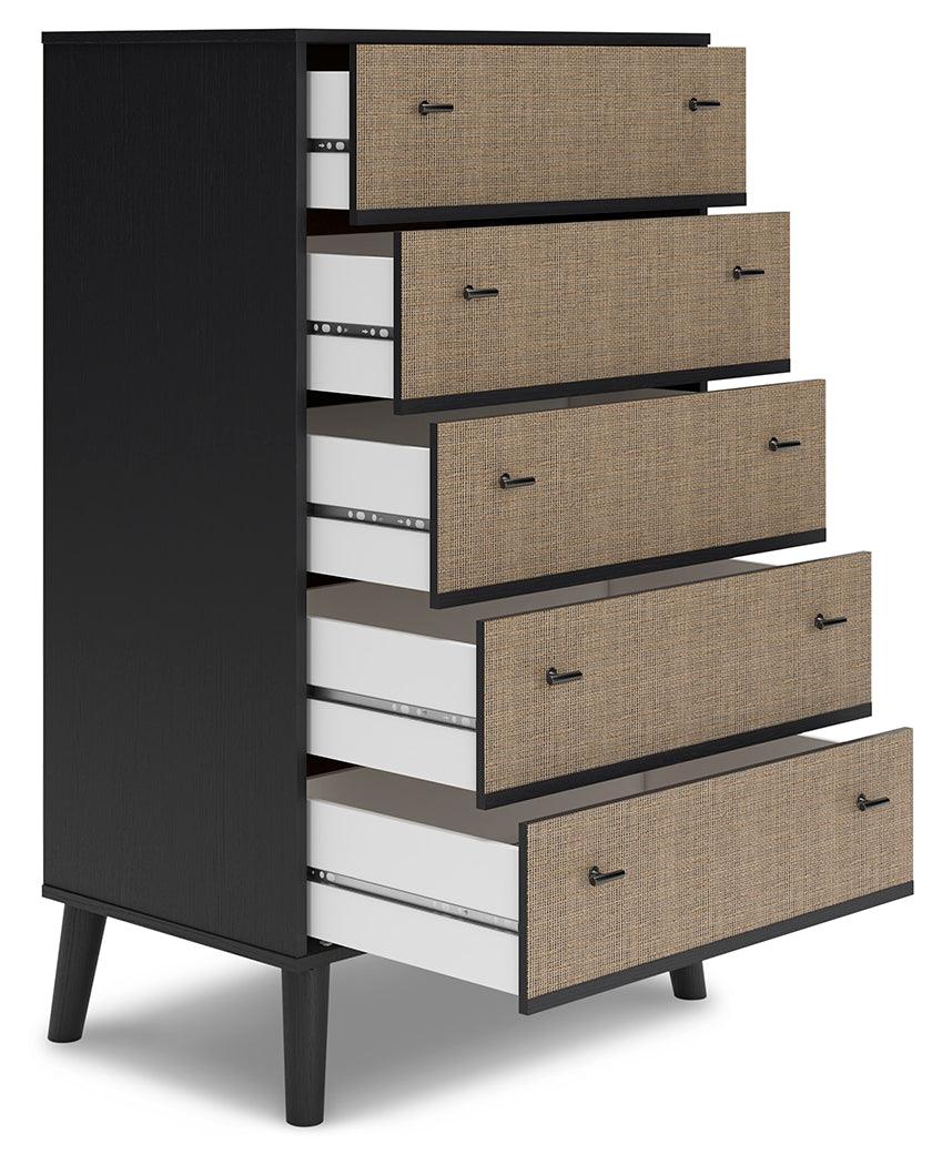 Charlang Two-tone Chest Of Drawers - Ella Furniture